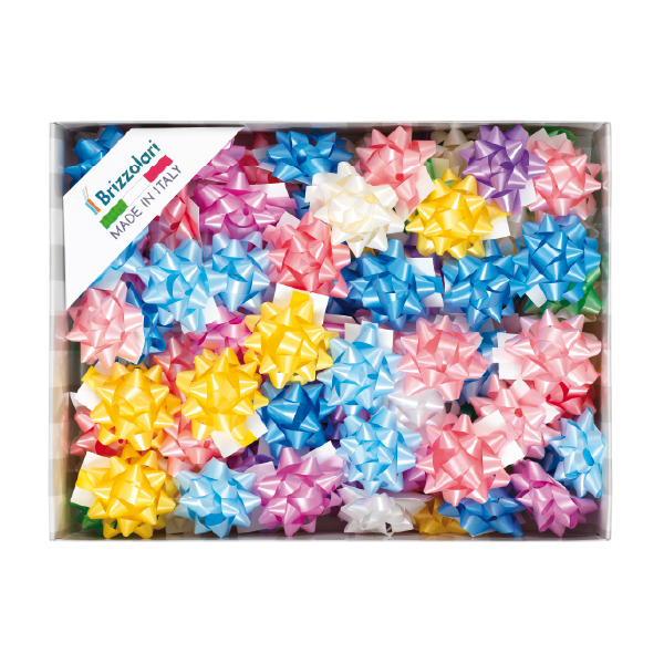 Expositor 100 Estrellas Colores Lisos 6,5 MM