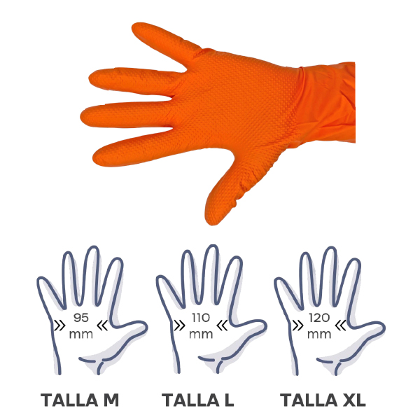 Guantes de Nitrilo Talla "L"