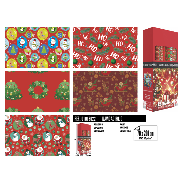 01016022.jpg Rollos Navidad Rojo 70 x 200 cm