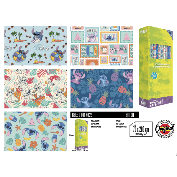 Rollos Disney Stitch 70 x 200 cm