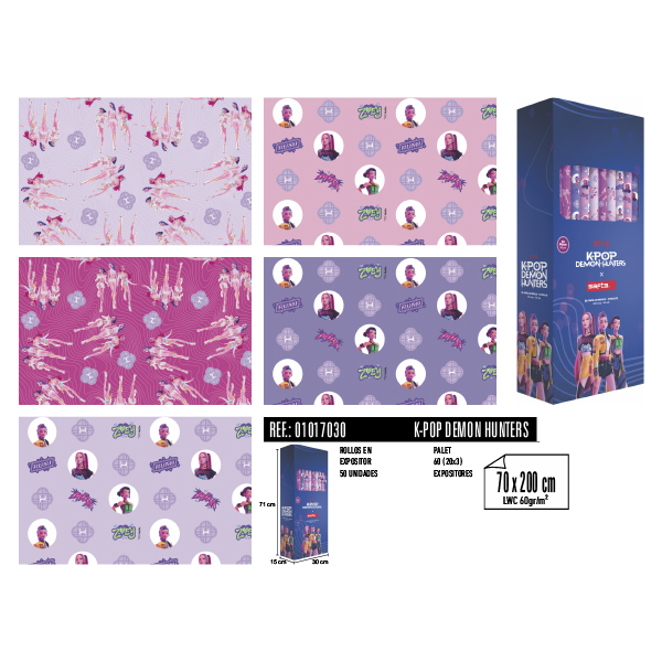 Rollos K-Pop Demon Hunters 70 x 200 cm
