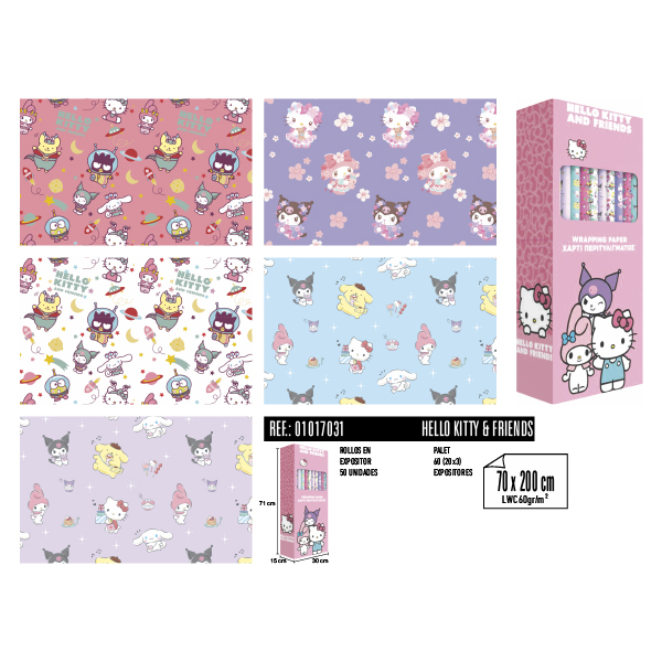 01017031.jpg Rollos Hello Kitty & Friends 70 x 200 cm
