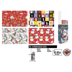 Rollos Navidad Infantil 100 x 300 cm