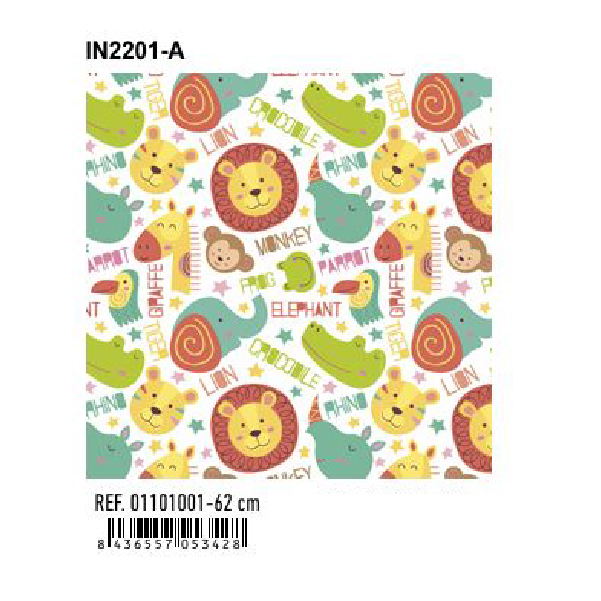 Papel de Regalo Bobinas Basika 62 cm (IN2201-A)