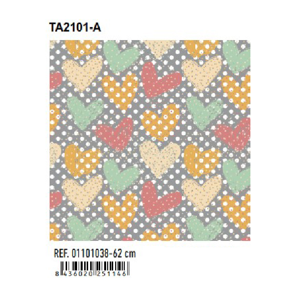 Papel de Regalo Bobinas Basika 62 cm (TA2101-A)