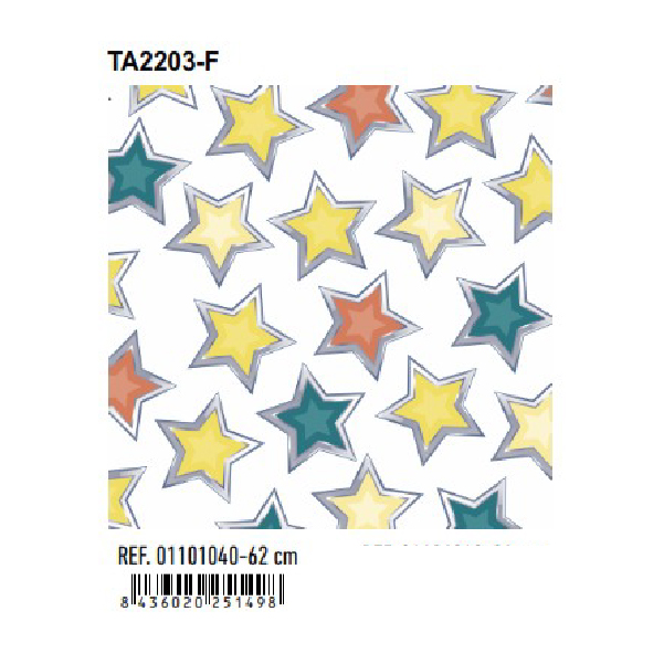 Papel de Regalo Bobinas Basika 62 cm (TA2203-F)