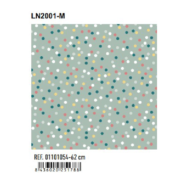 Papel de Regalo Bobinas Basika 62 cm (LN2001-M)