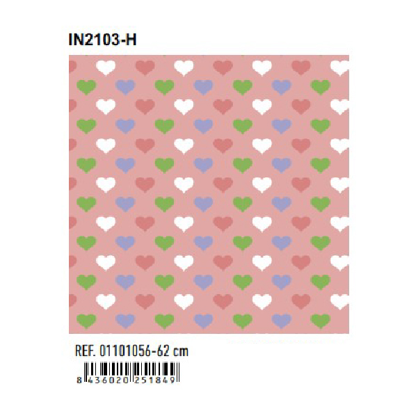 Papel de Regalo Bobinas Basika 62 cm (IN2103-H)