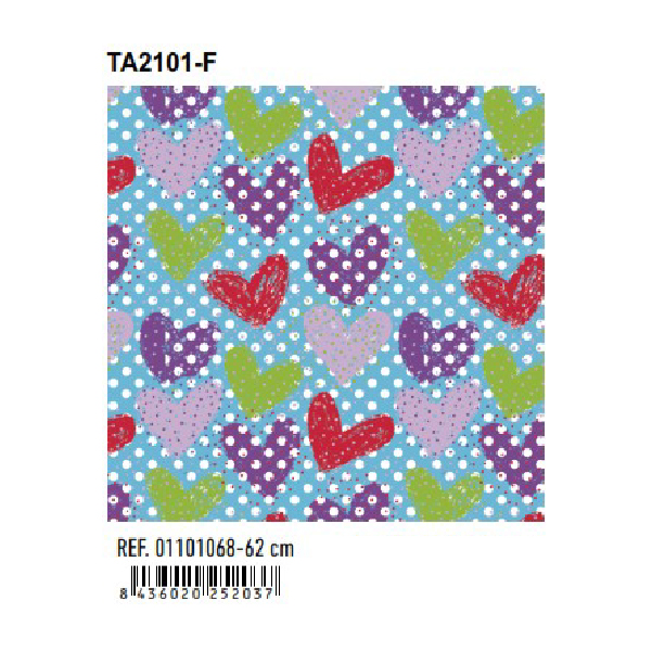 Papel de Regalo Bobinas Basika 62 cm (TA2101-F)