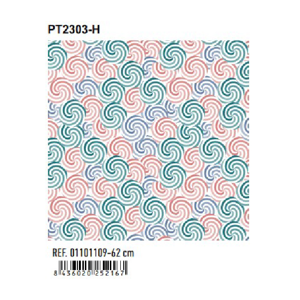 Papel de Regalo Bobinas Basika 62 cm (PT2303-H)