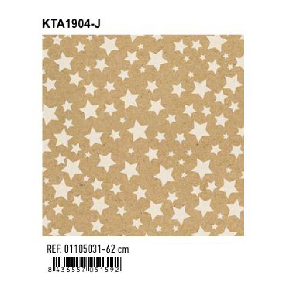 Papel de Regalo Bobinas Basika 62 cm (KTA1904-J)