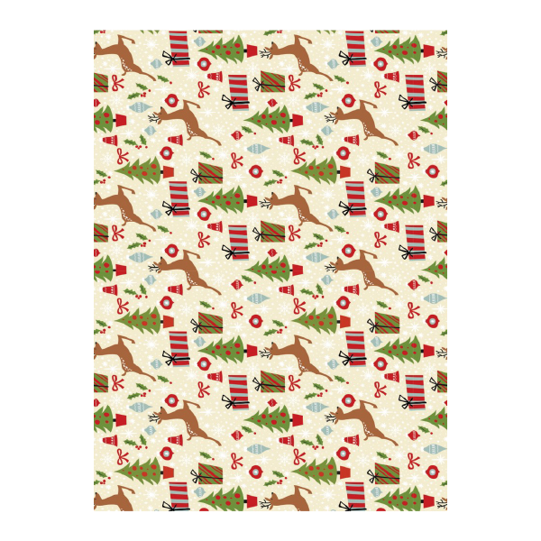 25 Hojas Papel de Regalo en Pliego Nº31