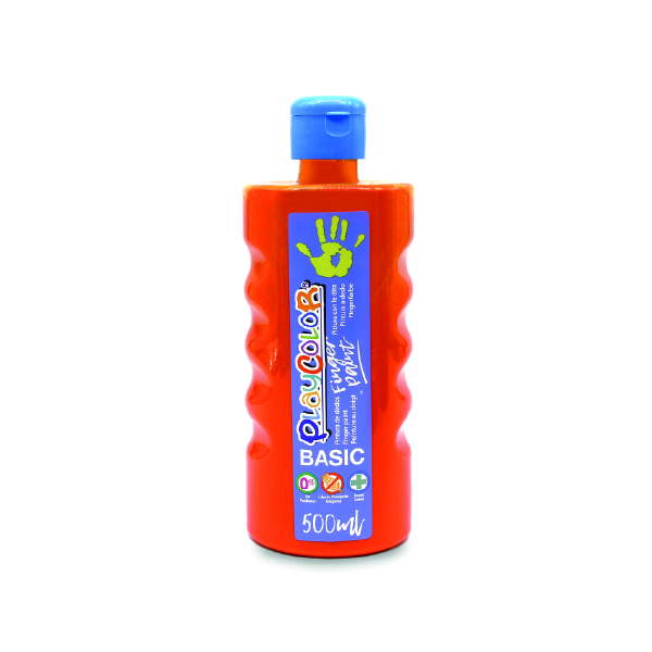Playcolor Finger Paint 500 ML Color Naranja