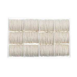 Expositor 12 Rollos de Cordón Blanco 5 M
