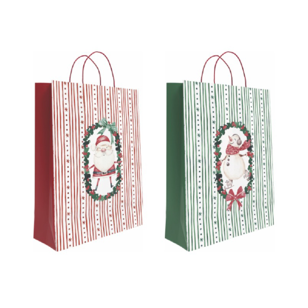 02006140.jpg Bolsa Decorada Navidad Surtido F «L» 32+14×40 cm