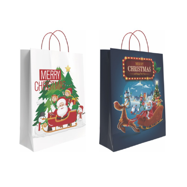 02006141.jpg Bolsa Decorada Navidad Surtido G «S» 24+10×32 cm