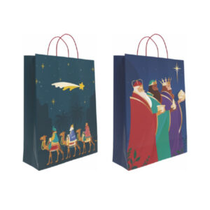 02006143.jpg Bolsa Decorada Navidad Surtido I «L» 32+14×40 cm