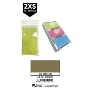 02016005.jpg Pack 12 Sobres Kraft Oro Tamaño "2XS" 10+3x20 cm