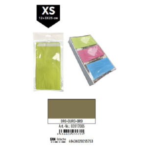 02017005.jpg Pack 12 Sobres Kraft Oro Tamaño "XS" 12+3x25 cm