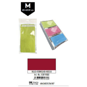 02019002.jpg Pack 12 Sobres Kraft Rojo Tamaño "M" 20+6x35 cm