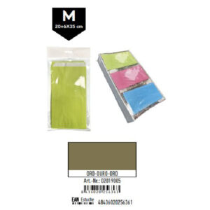 02019005.jpg Pack 12 Sobres Kraft Oro Tamaño "M" 20+6x35 cm