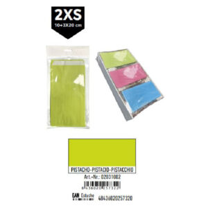 02031002.jpg Pack 12 Sobres Celulosa Pistacho Tamaño "2XS" 10+3x20 cm