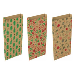 02033027.jpg Pack 12 Sobres Decorados Navidad Tamaño "2XS" 10+3x20 cm