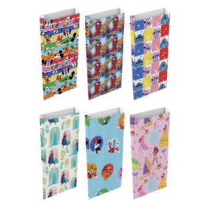 02040001.jpg Caja 16 Packs 12 Sobres Surtidos Decorados Disney Tamaño «M» 20+6×35 cm