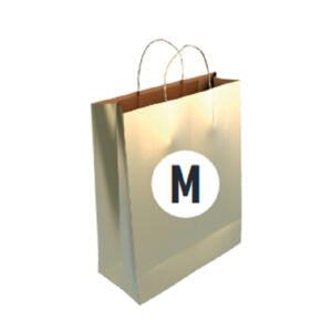 02103038.jpg Bolsa Kraft Color Oro Tamaño "M" 27+12x37 cm