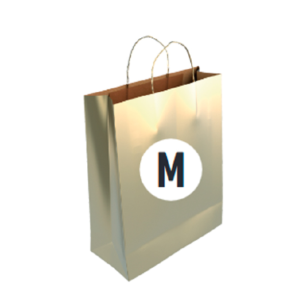 02103038.jpg Bolsa Kraft Color Oro Tamaño "M" 27+12x37 cm