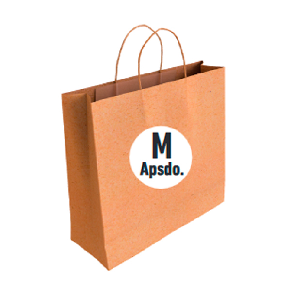 02103060.jpg Bolsa Kraft Tamaño "M Apaisada" 34+12x31 cm
