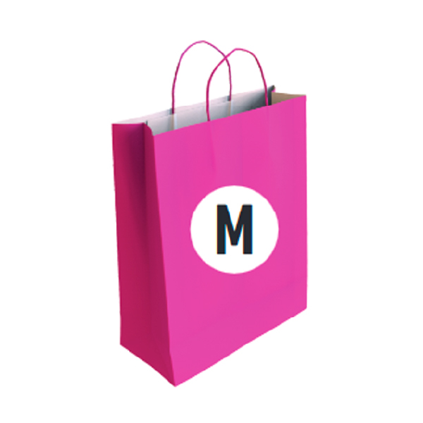 02104032.jpg Bolsa Celulosa Color Fucsia Tamaño "M" 27+12x37 cm