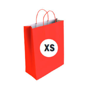 02104092.jpg Bolsa Celulosa Color Rojo Tamaño "XS" 18+8x24 cm