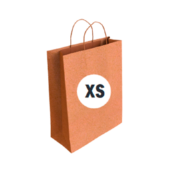 02105030.jpg Bolsa Kraft Tamaño "XS" 18+8x24 cm