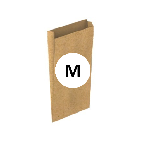02119001.jpg Pack 100 Sobres Kraft Tamaño "M" 20+6x35 cm