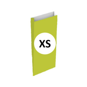 02132002.jpg Pack 100 Sobres Celulosa Pistacho Tamaño "XS" 12+3x25 cm