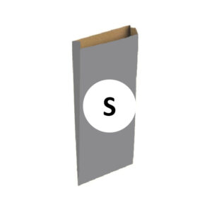 02133006.jpg Pack 100 Sobres Kraft Plata Tamaño "S" 15+6x30 cm