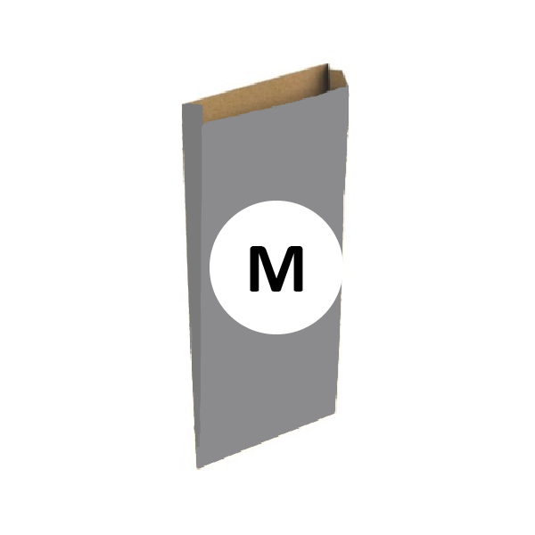 02134006.jpg Pack 100 Sobres Kraft Plata Tamaño "M" 20+6x35 cm