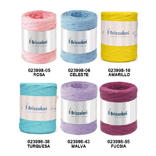 Rafia Tonos Pastel 200 metros Color Rosa