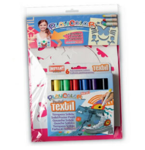 Playcolor Textil + Plantilla Niña