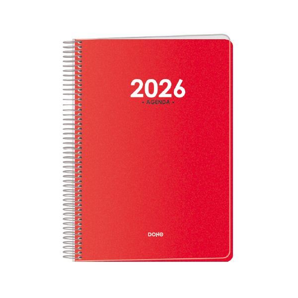 11634-1.jpg Agenda Metrópoli Espiral Color Rojo