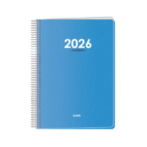Agenda Metrópoli Espiral Color Azul