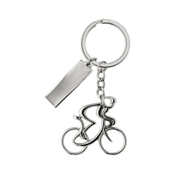 128.jpg Llavero Ciclista Silueta