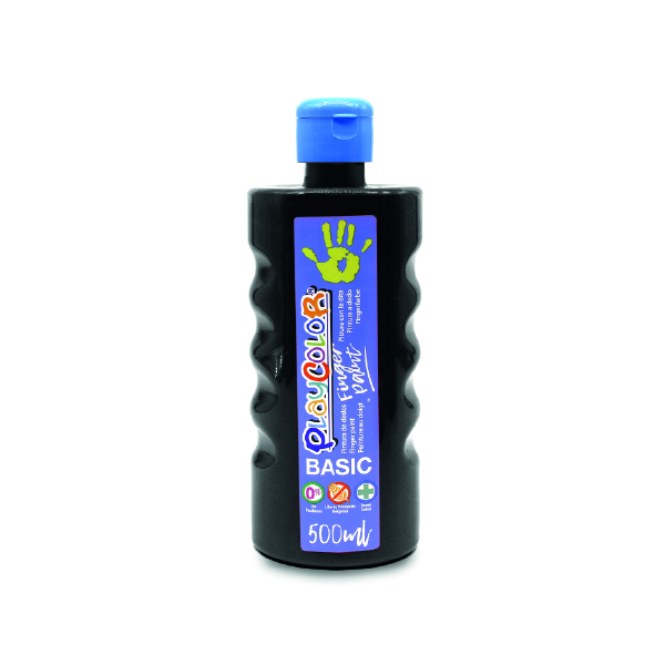 Playcolor Finger Paint 500 ML Color Negro