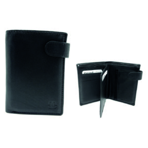 Cartera Piel Lanlan Negro -11LN
