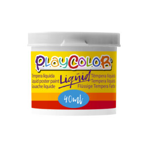 19801-PYC-liquid-40ml-WHITE.jpg Playcolor Liquid Basic 40 ml Pack 6 Color Blanco