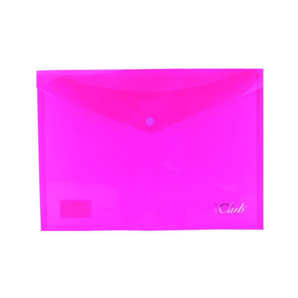 Sobre Broche Color Rosa Translucido A-4