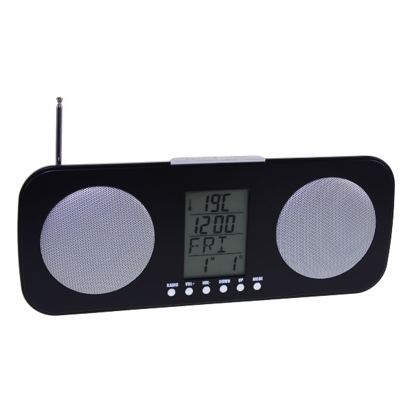 Radio -  Despertador Negra Plana