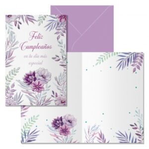 70273.jpg Postal Dohe Lavanda - Feliz Cumpleaños en tu Dia mas Especial
