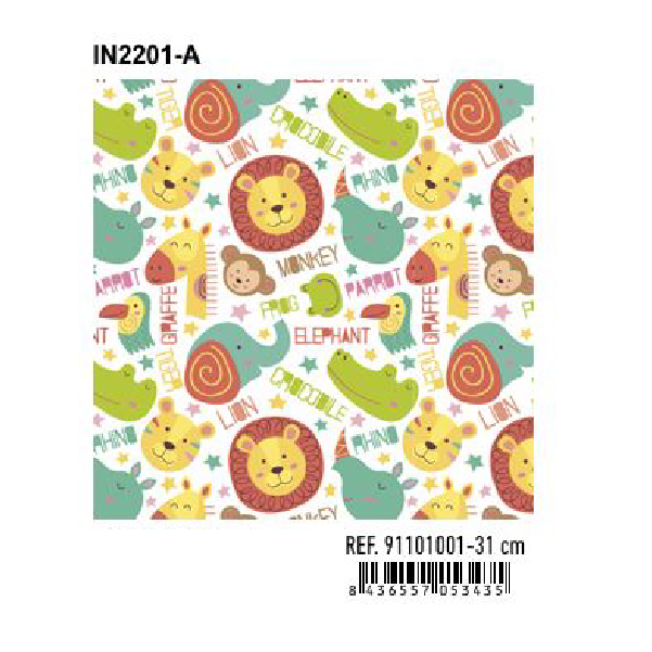 Papel de Regalo Bobinas Basika 31 cm (IN2201-A)